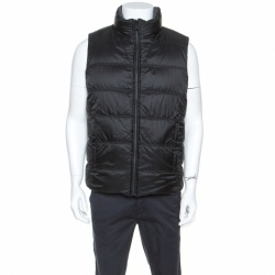 Pre Owned جاكت منفوخ بوس باي هوغو بوس دارنوم2 ذو وجهين صوف رمادي L