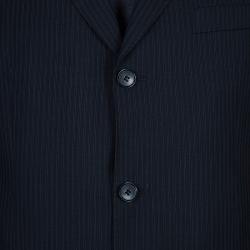 Pre Owned بذلة بوس باي هوغو بوس مقلمة رجالي M