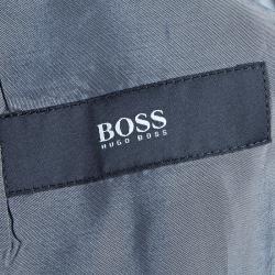 Pre Owned بذلة بوس باي هوغو بوس مقلمة رجالي M