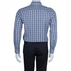 مملوكة مسبقًا قميص بوس باي هوغو بوس رصاصي كروهات مكسم مقاس S