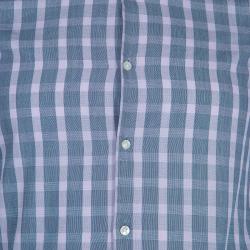 مملوكة مسبقًا قميص بوس باي هوغو بوس رصاصي كروهات مكسم مقاس S