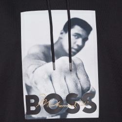 Pre Owned Boss By Hugo Boss X Muhammad Ali Printed Cotton Hoodie XXL