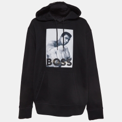 Pre Owned Boss By Hugo Boss X Muhammad Ali Printed Cotton Hoodie XXL