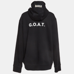 Pre Owned Boss By Hugo Boss X Muhammad Ali Printed Cotton Hoodie XXL