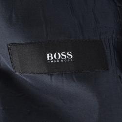 مملوكة مسبقًا Boss By Hugo Boss Blue Wool Blazer XL