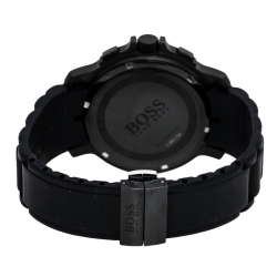 Pre Owned Hugo Boss Black PVD Coated Stainless Steel Boss HB1512393 Chronograph Men's Wristwatch 47 mm