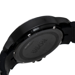 Pre Owned Hugo Boss Black PVD Coated Stainless Steel Boss HB1512393 Chronograph Men's Wristwatch 47 mm