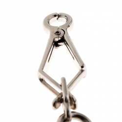 Bottega Veneta Black Intrecciato Knotted Key Ring