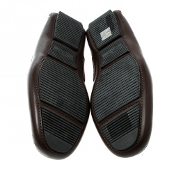 Pre Owned حذاء موكاسينز بوتيغا فينيتا وايف درايفر أنترشياتو بني مقاس 45