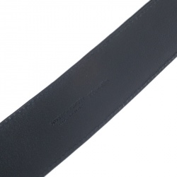 Bottega Veneta Black Intrecciato Leather Belt 100CM