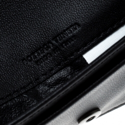 Bottega Veneta Black Intrecciato Leather Card Case