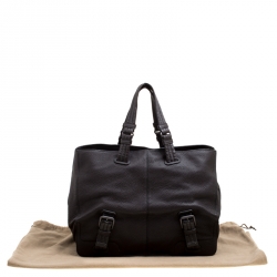 Bottega Veneta Black Leather Tote