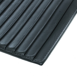 Bottega Veneta Grey Intrecciato Leather Card Holder 8CC