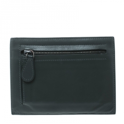 Bottega Veneta Grey Intrecciato Leather Card Holder 8CC