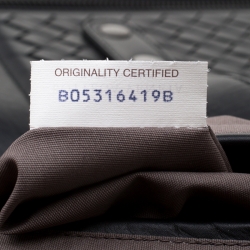 Pre Owned Bottega Veneta Black Nylon and Leather Duffle Bag