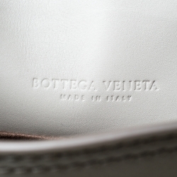 Pre Owned Bottega Veneta Tri Color Intrecciato Leather Checker Tote