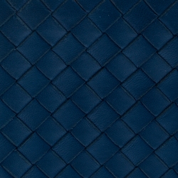 Bottega Veneta Blue Intrecciato Leather Bifold Wallet