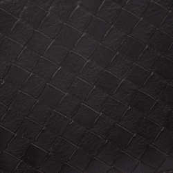 Bottega Veneta Black Intrecciato Leather Bi-Fold Wallet