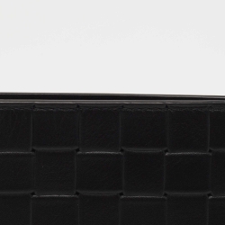 مملوكة مسبقًا Bottega Veneta Black Intrecciato Leather Bifold Wallet