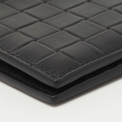 مملوكة مسبقًا Bottega Veneta Black Intrecciato Leather Bifold Wallet