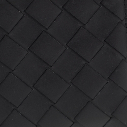Pre Owned Bottega Veneta Black Intrecciato Leather Bifold Wallet