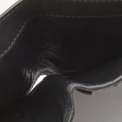 Pre Owned Bottega Veneta Dark Grey Intrecciato Leather Bifold Compact Wallet