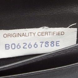 Pre Owned Bottega Veneta Dark Grey Intrecciato Leather Bifold Compact Wallet