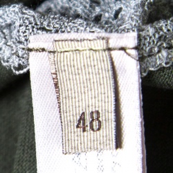 Bottega Veneta Green Jersey Contrast Perforated Knit Trim T-Shirt M