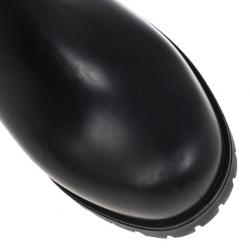 Pre Owned Bottega Veneta Intreciatto Rain Boots Size 36