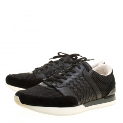 مملوكة مسبقًا حذاء رياضي بوتيغا فينيتا جلد انترشياتو ومقدمة سويدي برباط لونين مقاس 40.5