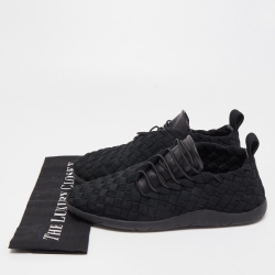 Bottega Veneta Woven Fabric Elasticated Intrecciato Sneakers Size 41.5