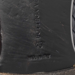 Pre Owned Bottega Veneta Midnight Blue Intrecciato Leather Slip On Loafers Size 45