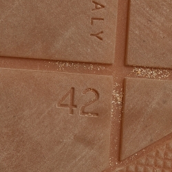 Pre Owned Bottega Veneta Brown Intrecciato Rubber Slides Size 42