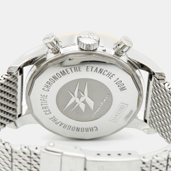 Pre Owned Breitling Brown 18k Rose Gold Stainless Steel Transocean U4131012 Men's Wristwatch 38 mm