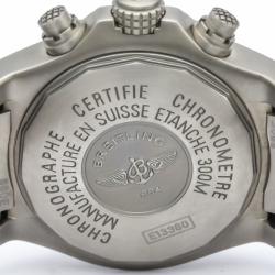 Breitling Black Titanium Avenger Men's Wristwatch 44MM