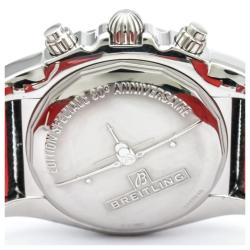 Pre Owned Breitling Black Stainless Steel Chronomat Men's Wristwatch 44MM