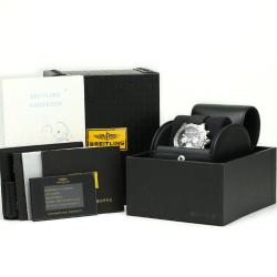 Pre Owned Breitling Black Stainless Steel Chronomat Men's Wristwatch 44MM