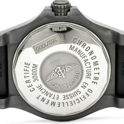 Pre Owned Breitling Blue PVD Coated Stainless Steel Bentley Men's Wristwatch 44MM