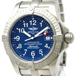 Pre Owned Breitling Blue Titanium Avenger Men's Wristwatch 44MM