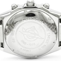 Pre Owned Breitling Red Stainless Steel Chronomat Men's Wristwatch 40MM