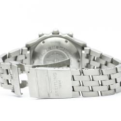Breitling Black Stainless Steel Blackbird Men's Wristwatch 40MM
