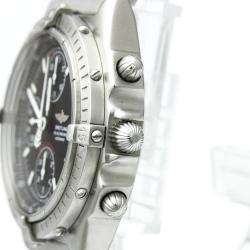 Breitling Black Stainless Steel Blackbird Men's Wristwatch 40MM