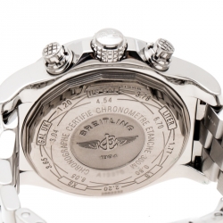 Pre Owned Breitling Blue Stainless Steel Super Avenger A13770 Men's Wristwatch 48.50 mm