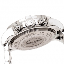 Pre Owned Breitling Blue Stainless Steel Super Avenger A13770 Men's Wristwatch 48.50 mm