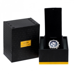 Pre Owned Breitling Blue Stainless Steel Super Avenger A13770 Men's Wristwatch 48.50 mm