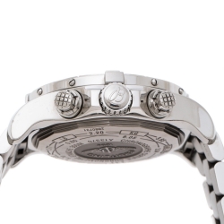Breitling Black Stainless Steel Super Avenger A13370 Men's Wristwatch 48 mm