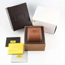 Pre Owned Breitling Silver Stainless Steel Transocean A1631012/G781 Men's Wristwatch 38 MM