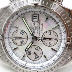 Breitling Choronomat Evolution MOP Wristwatch Shell Mens 