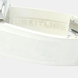 Pre Owned Breitling White Stainless Steel Superocean A17364 Automatic Men's Wristwatch 42 mm