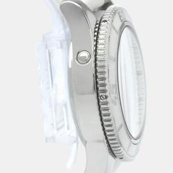 Pre Owned Breitling White Stainless Steel Superocean A17364 Automatic Men's Wristwatch 42 mm